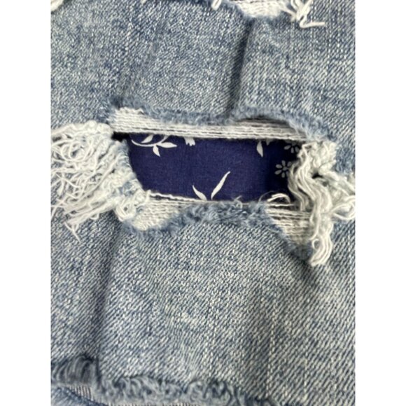 New Old Navy High Rise Secret Slim Pockets Shorts size 8 Blue - Picture 6 of 10